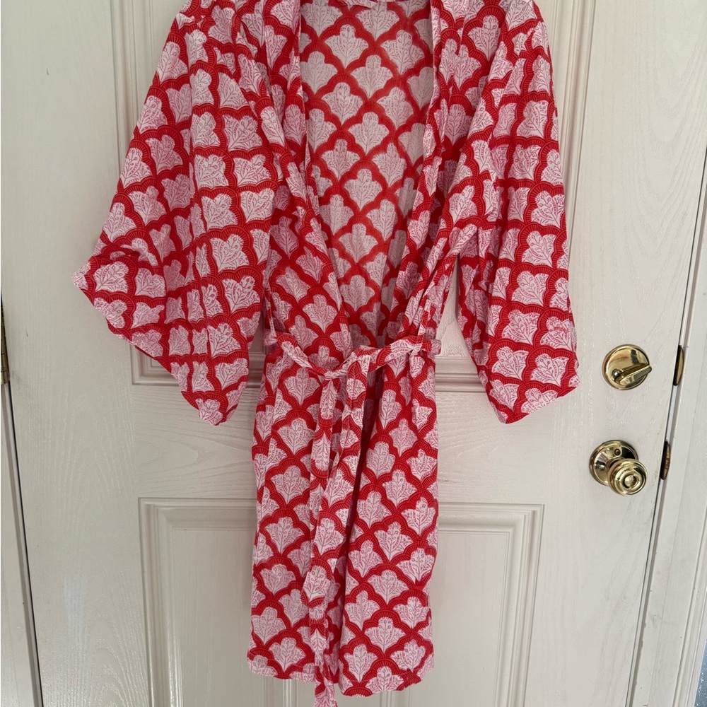 Roller Rabbit Jemina Kimono Robe - Picture 3 of 6
